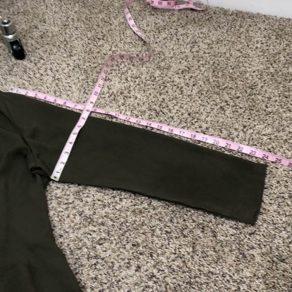 Trouve Dark Green Open Front Jacket - Picture 9 of 9